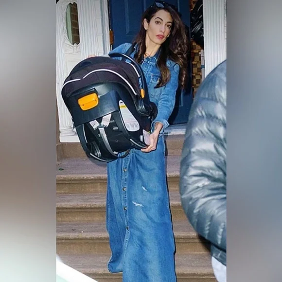 Ralph Lauren Blue Button-Front Maxi Denim Dress - Picture 6 of 16